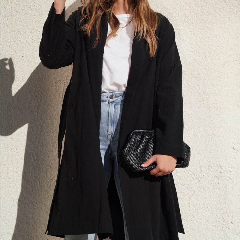 Like New CJLA Black Lana Coat